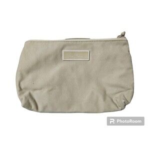 Vera Bradley Dockside Cosmetic Makeup Clutch Sand Tan